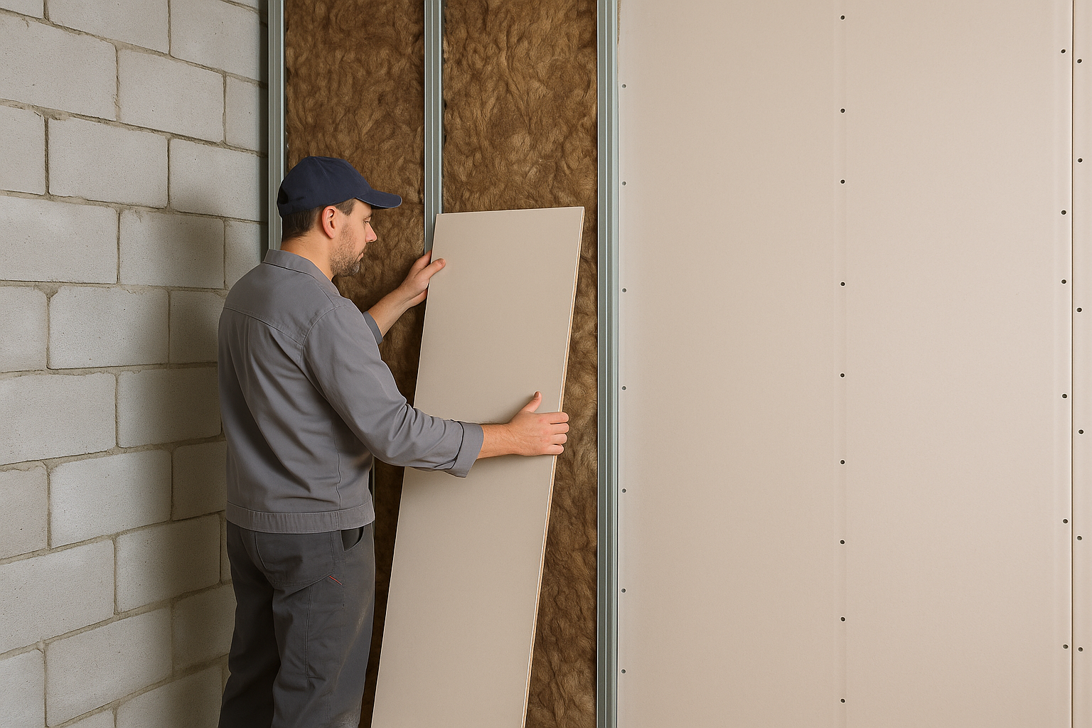 Isolation d'un mur intérieur