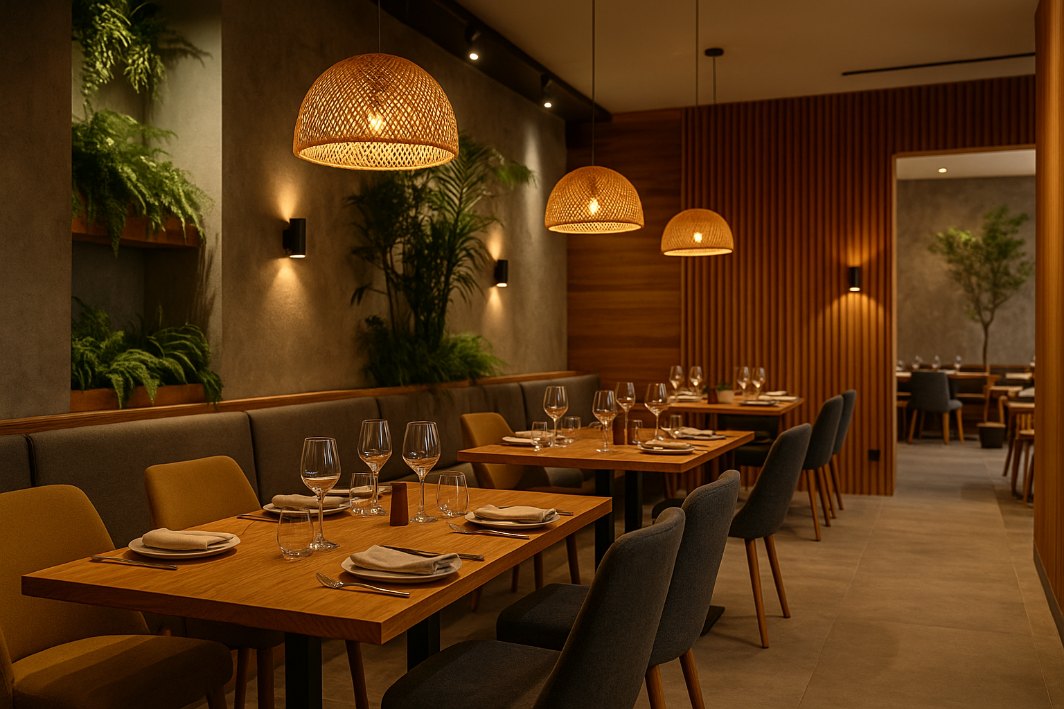 Restaurant bien décoré