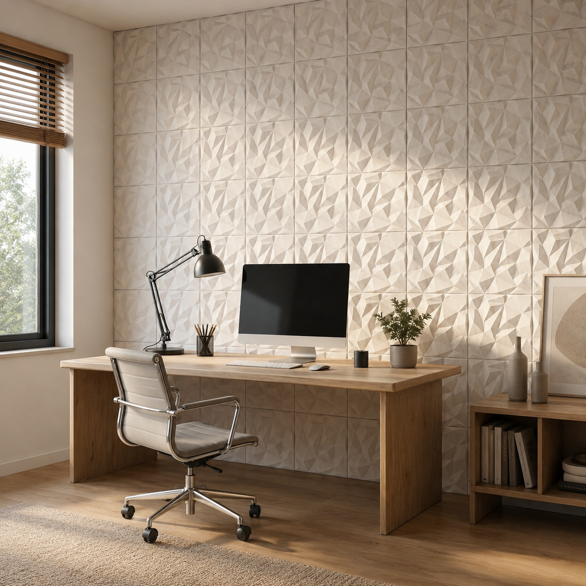 Panneau mural 3D décoratif Lignéa