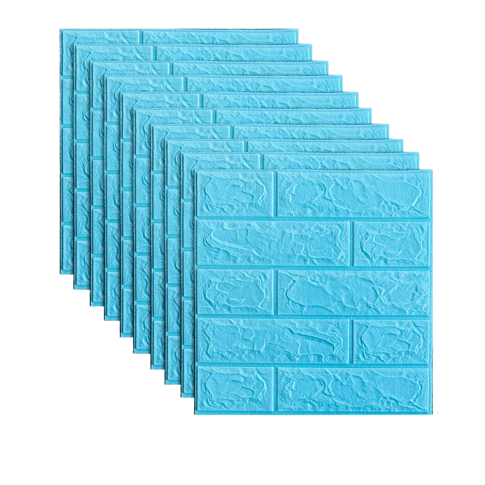 Panneaux muraux adhésifs effet brique