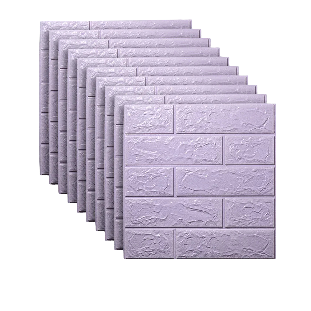 Panneaux muraux adhésifs effet brique