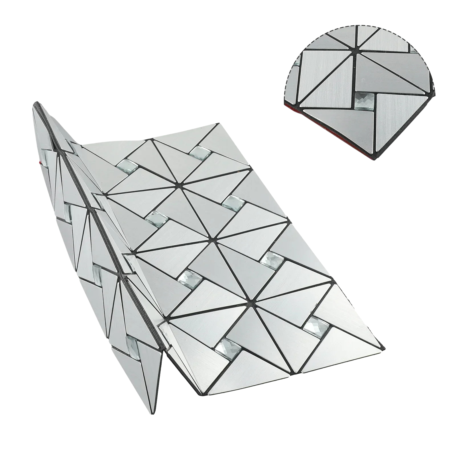 Panneau mural adhésif effet métal – Facile à poser et ultra résistant