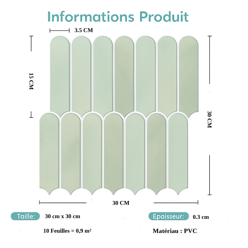 Plaques murales 3D adhésives en PVC pour une décoration élégante