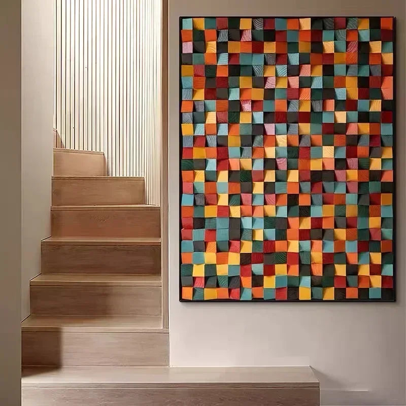 Panneaux muraux acoustique en bois 3D