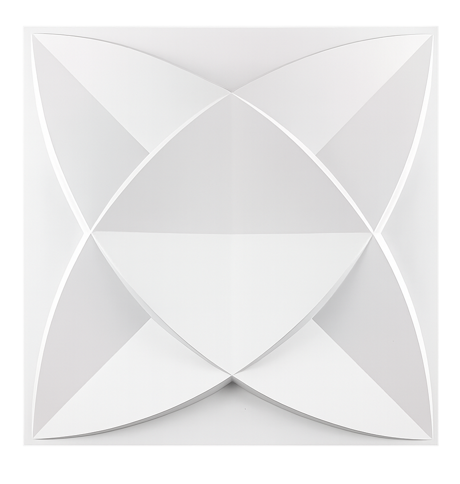 Panneau mural décoratif blanc 3D avec motif floral en relief