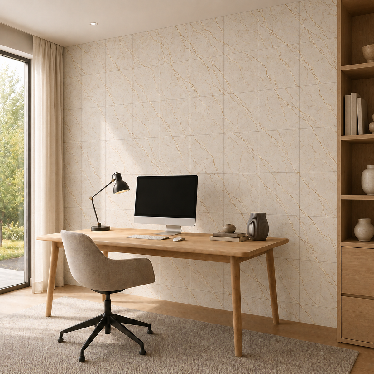 Stickers adhésifs imitation marbre – Rénovation facile pour murs et sols