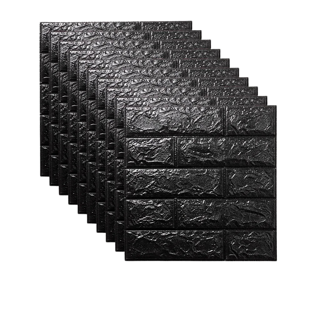 Panneaux muraux adhésifs effet brique