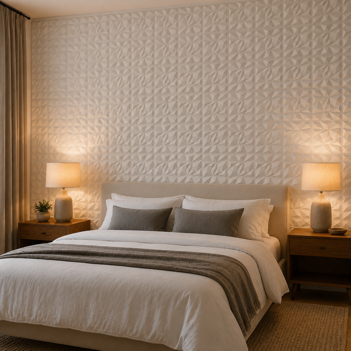 Panneau mural 3D design embossé