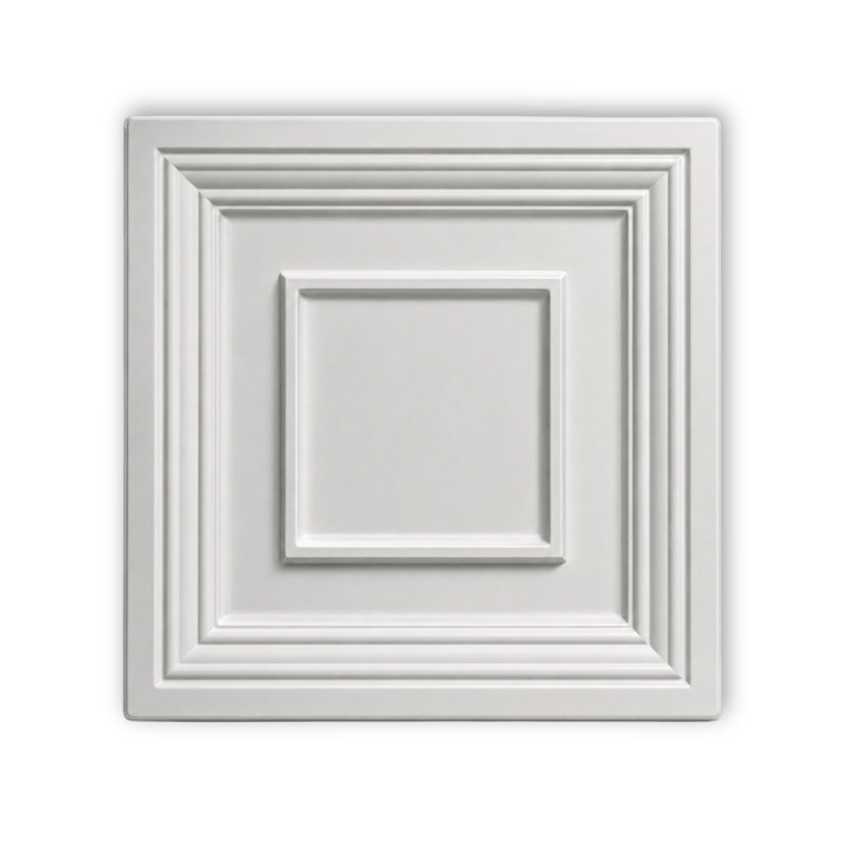 Plaque décorative murale 3D avec motif à cadre en relief