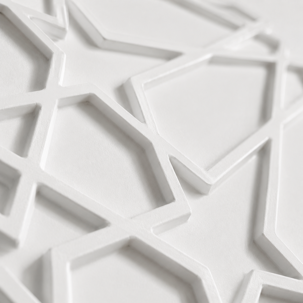 Panneaux muraux 3D étoiles en PVC