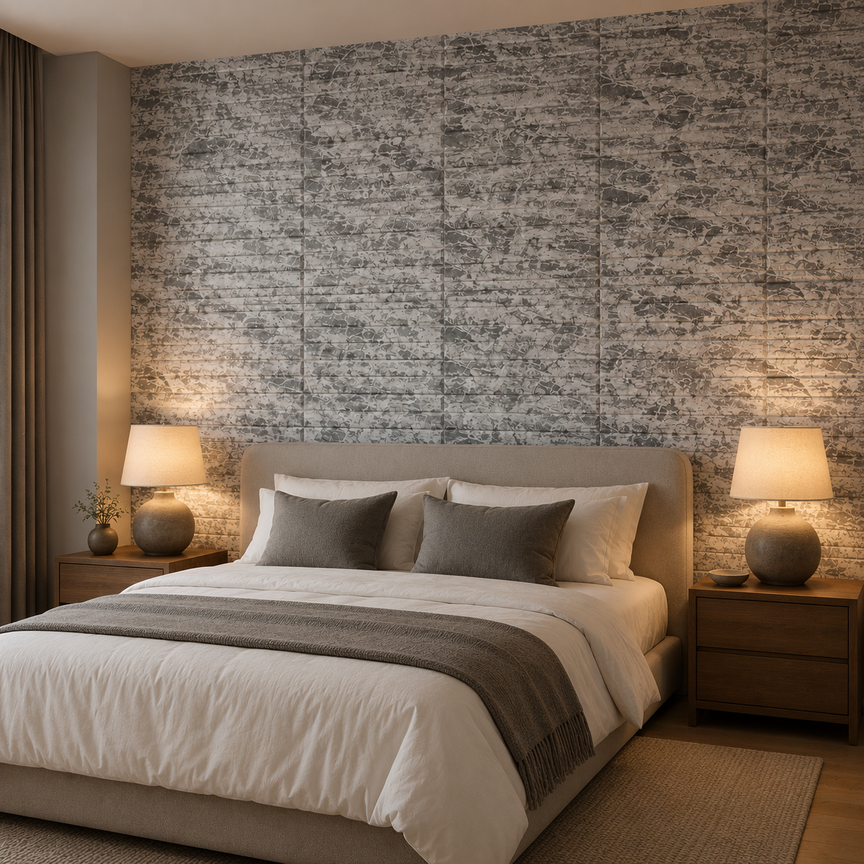 Panneau mural 3D effet brique adhésif