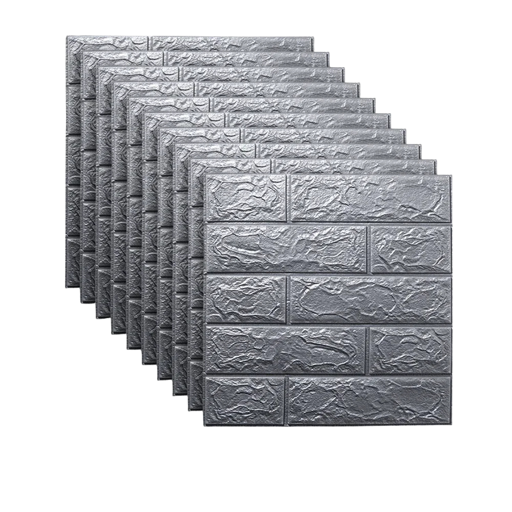 Panneaux muraux adhésifs effet brique