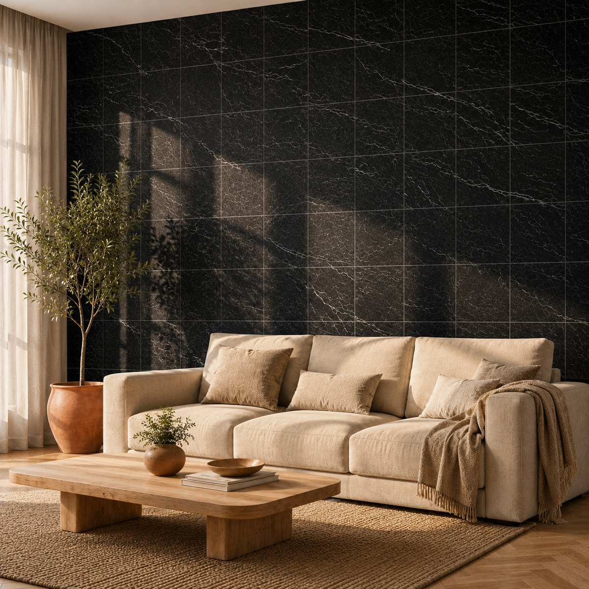 Stickers adhésifs imitation marbre – Rénovation facile pour murs et sols