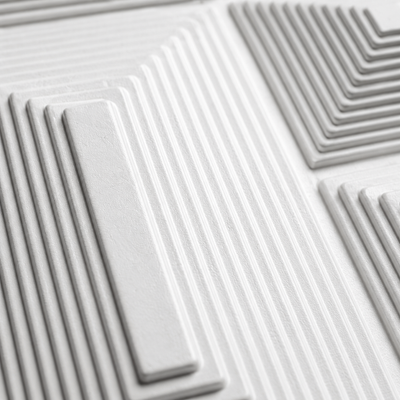 Plaque murale tendance à motif géométrique 3D élégant