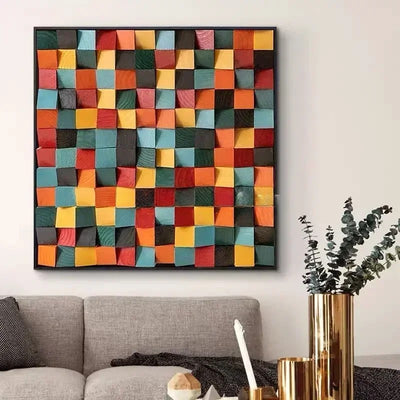 Panneaux muraux acoustique en bois 3D