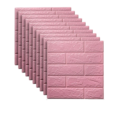 Panneaux muraux adhésifs effet brique