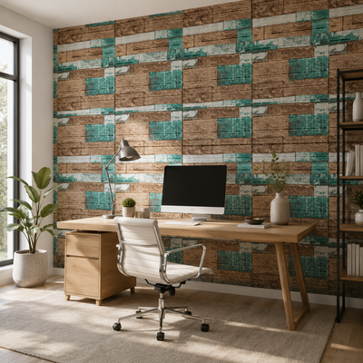 Panneau mural 3D effet brique adhésif