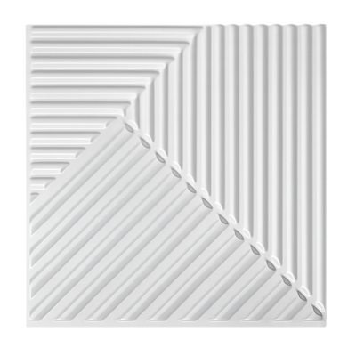 Panneau mural 3D géométrique croisé