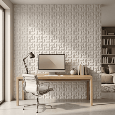 Panneau mural avec surface en relief 3D