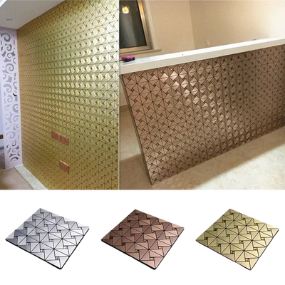 Panneau mural adhésif effet métal – Facile à poser et ultra résistant