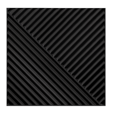 Panneau mural 3D géométrique croisé