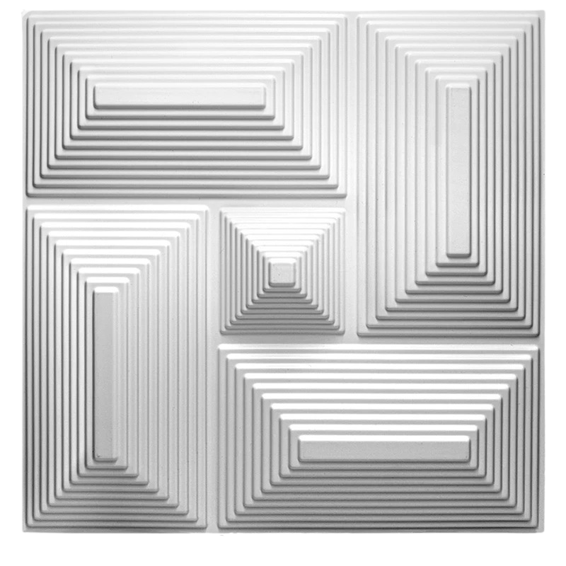 Panneau mural avec surface en relief 3D