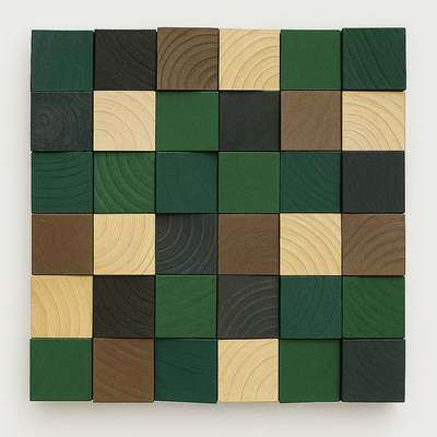 Panneaux muraux acoustique en bois 3D