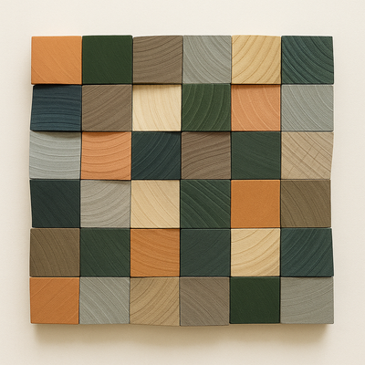 Panneaux muraux acoustique en bois 3D