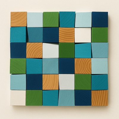 Panneaux muraux acoustique en bois 3D