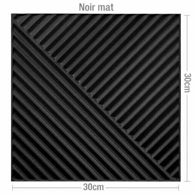 Panneau mural 3D géométrique croisé