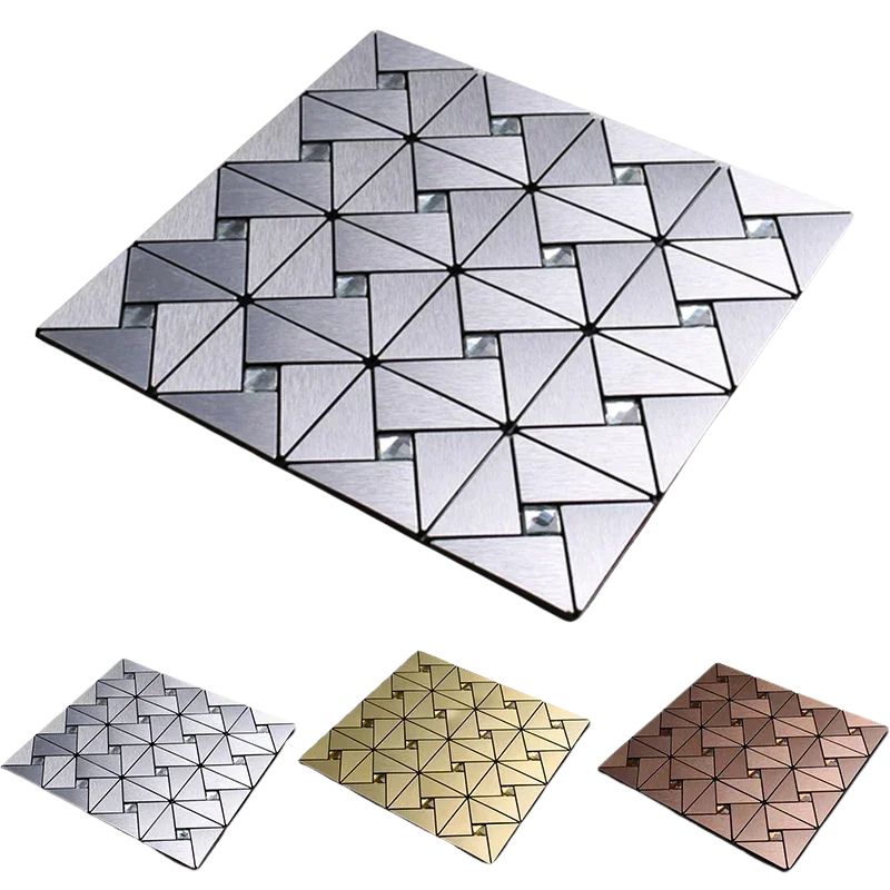 Panneau mural adhésif effet métal – Facile à poser et ultra résistant