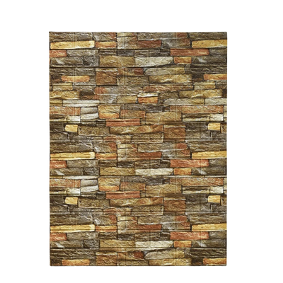 Panneau mural 3D effet brique adhésif