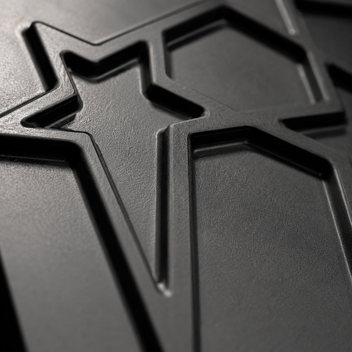 Panneaux muraux 3D étoiles en PVC