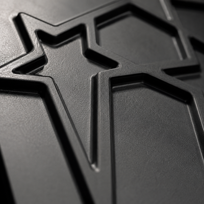 Panneaux muraux 3D étoiles en PVC