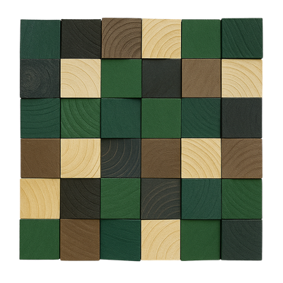 Panneaux muraux acoustique en bois 3D