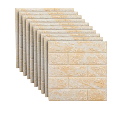 Panneaux muraux adhésifs effet brique