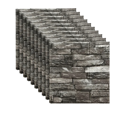 Panneaux muraux adhésifs effet brique