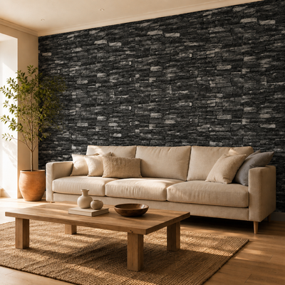 Panneau mural 3D effet brique adhésif