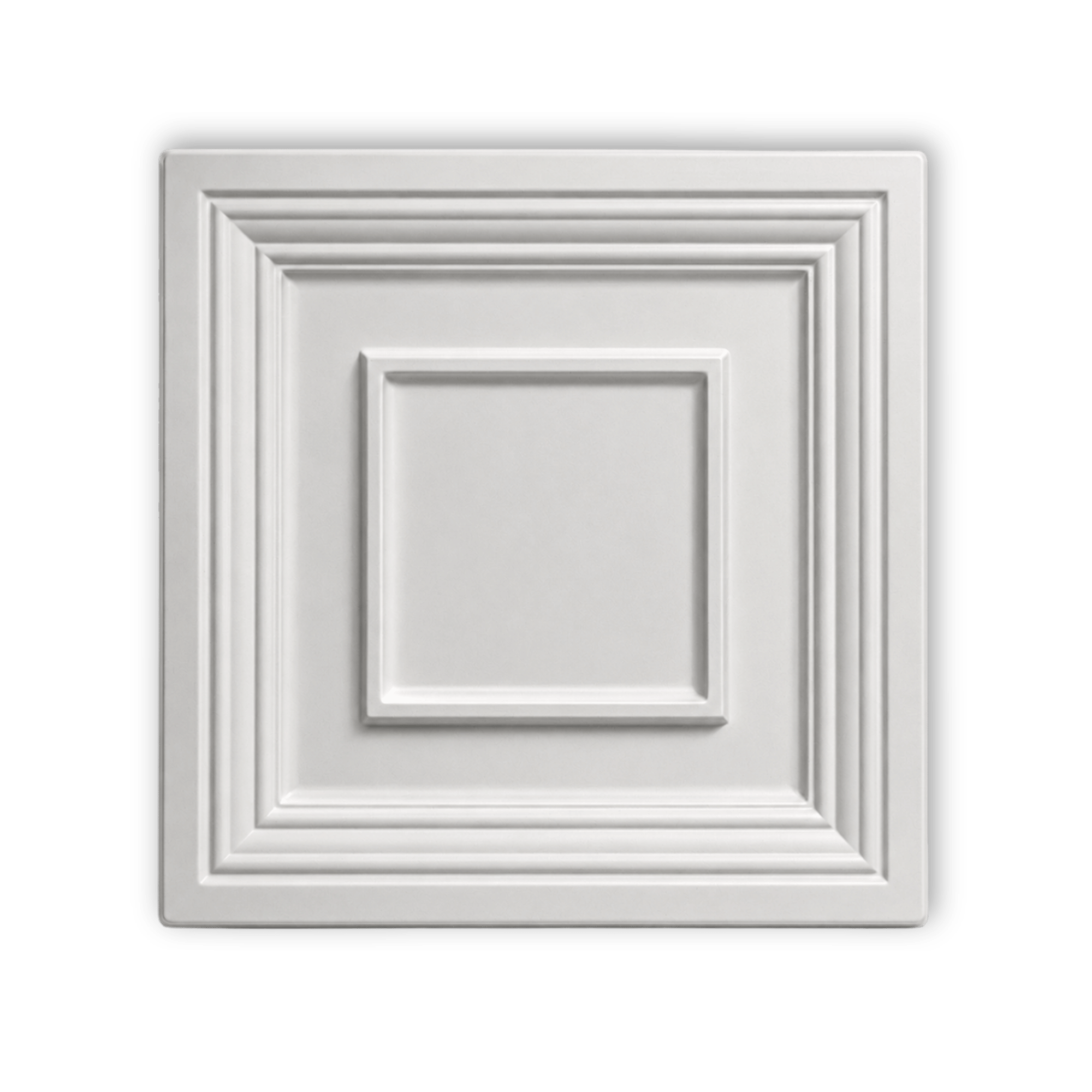 Plaque décorative murale 3D avec motif à cadre en relief