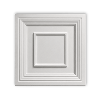 Plaque décorative murale 3D avec motif à cadre en relief
