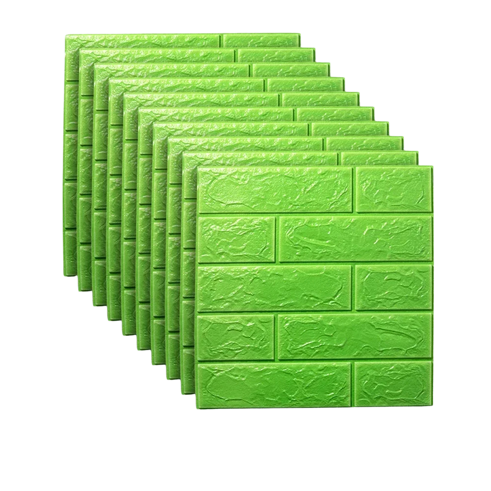 Panneaux muraux adhésifs effet brique