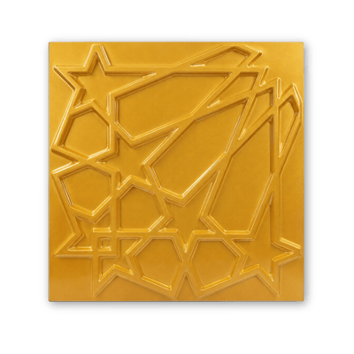 Panneaux muraux 3D étoiles en PVC