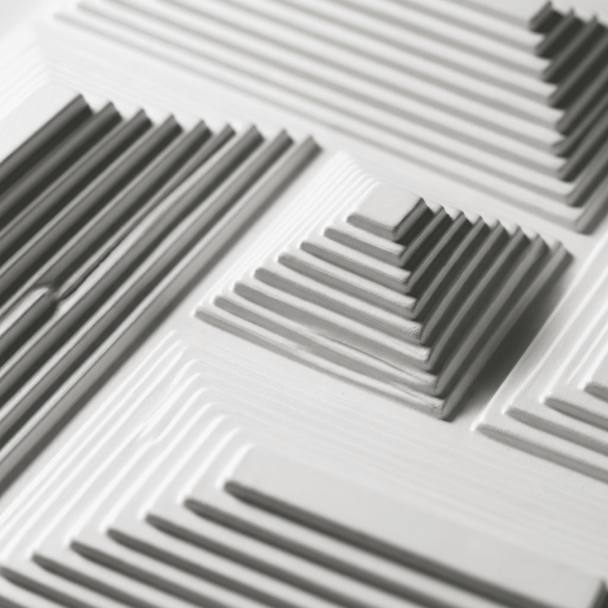 Panneau mural avec surface en relief 3D